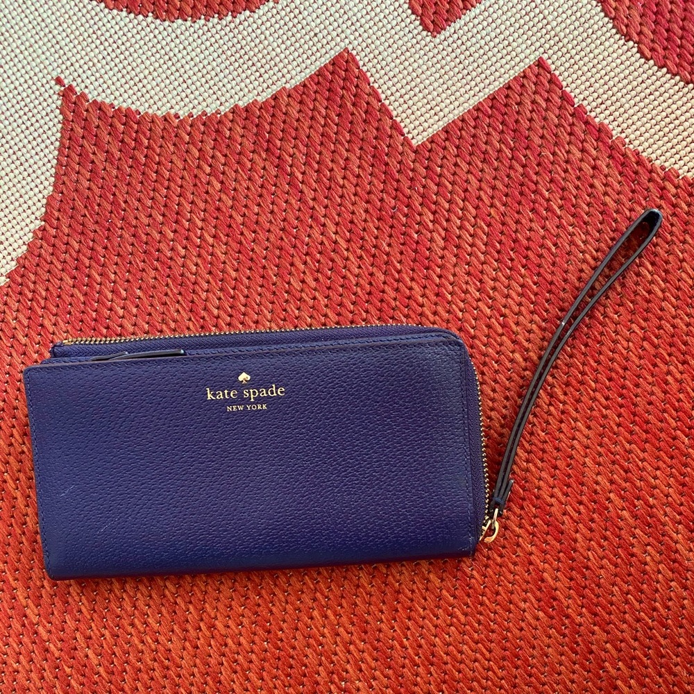 Kate spade Grand St Layton Leather Wallet NWOT